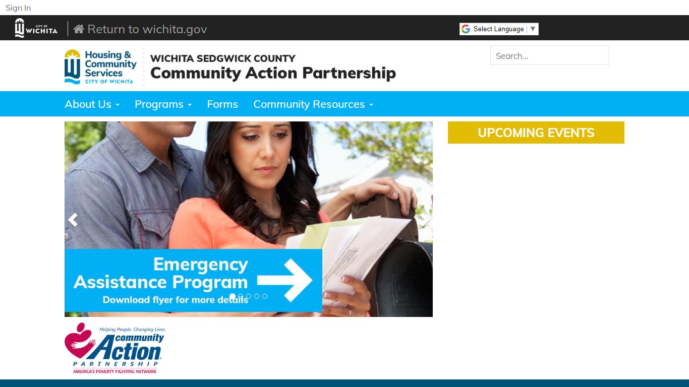 Wichita-Sedgwick County Community Action Partnership Home